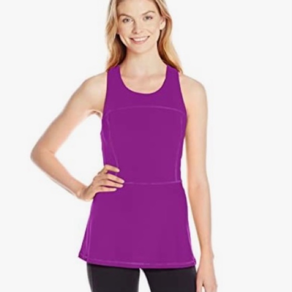 Kenzie racerback peplum workout top multi size NWT